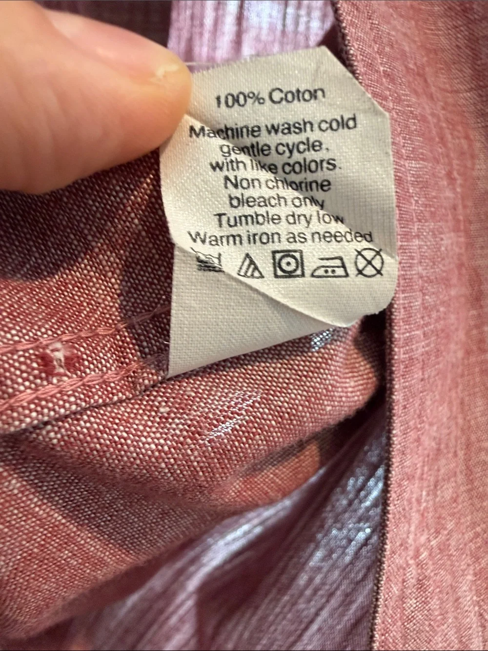 J. Crew Men's Long-Sleeve Casual Button-Down Shirt in Burnt Red
